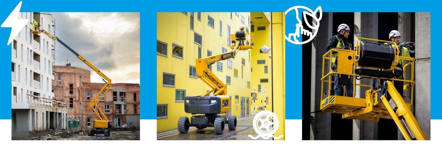 HA20 E launch new articulating rough terrain boom